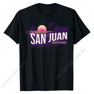 [S-5XL] ลดกระหน่ํา เสื้อยืดลําลอง แขนสั้น พิมพ์ลาย IM Rather Be In San Juan Puerto Rico สไตล์วินเทจ ขนาดใหญ่ สําหรับผู้