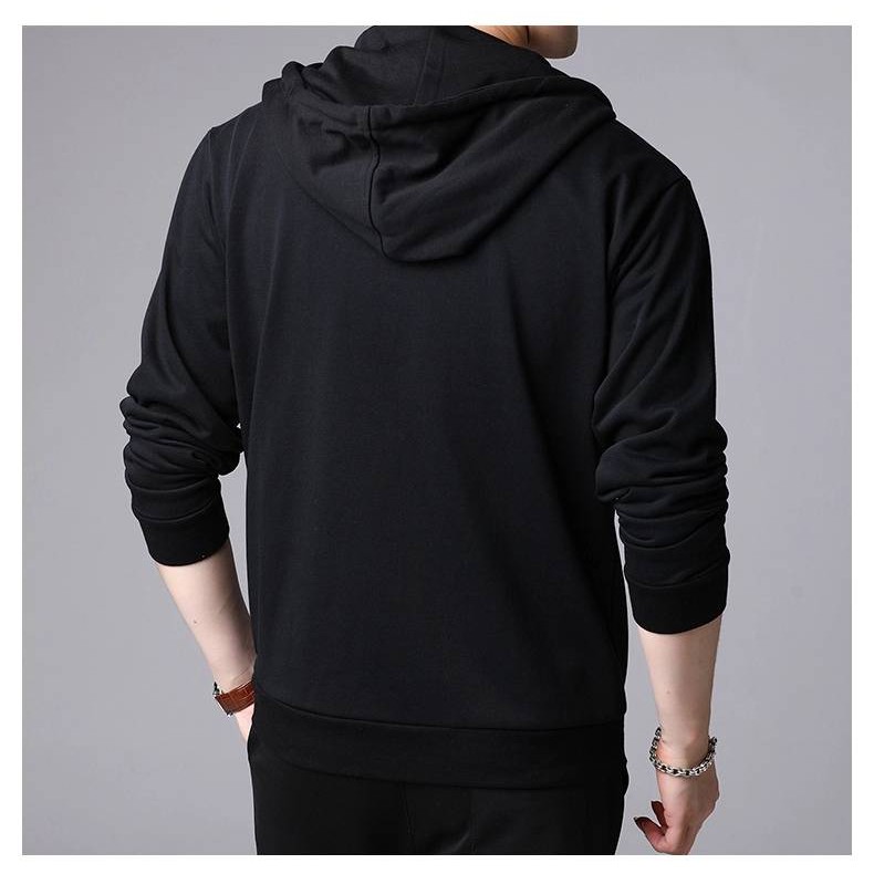 ใหม่เสื้อกันหนาวผู้ชายและผู้หญิงคู่หลวมเกาหลีกีฬาคาร์ดิแกนยืนปกเสื้อแจ็คเก็ตลำลอง