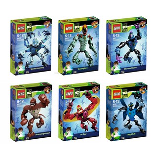 8409 8410 8411 8517 8518 8519 : ชุด LEGO Ben 10  Alien Force (ครบชุด 6 กล่อง)