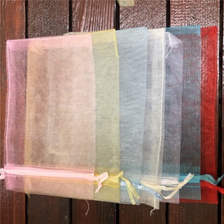 ถุงผ้าไหมแก้ว9 x15cm แพ็ค50ใบ ถุงผ้าแก้วถุงหูรูดถุงใส่ของชำร่วยถุงแพ็คสินค้าถุงแพ็คของขวัญ