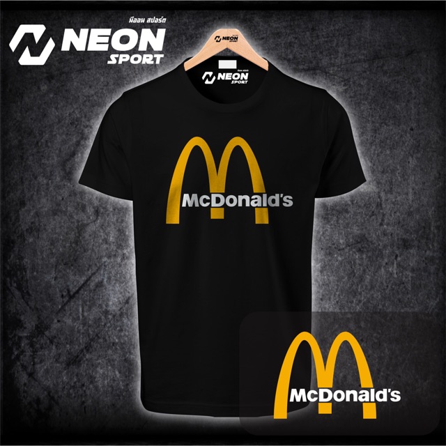 {vo}เสื้อยืดสกรีนลาย Mcdonald’sT-Shirt