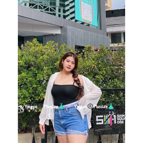 เสื้อสายเดี่ยวสาวอวบ เสื้อซับในไซส์ใหญ่