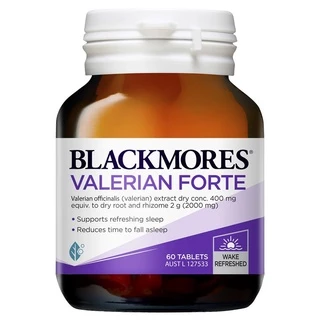 Blackmores Valerian Forte 2000mg 60 Tablets วาลาเลี่ยน สมุนไพรช่วยการนอนหลับ