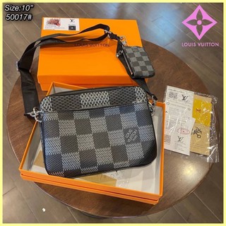 กระเป๋าสะพายข้าง Louisvuitton ลายหลุยส์ กระเป๋าหลุยส์ ไซค์10” พร้อมกล่อง Mirror box📦✅