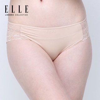 ELLE Lingerie กางเกงในรูปแบบ Boyleg ตกแต่งลูกไม้ - LU9736