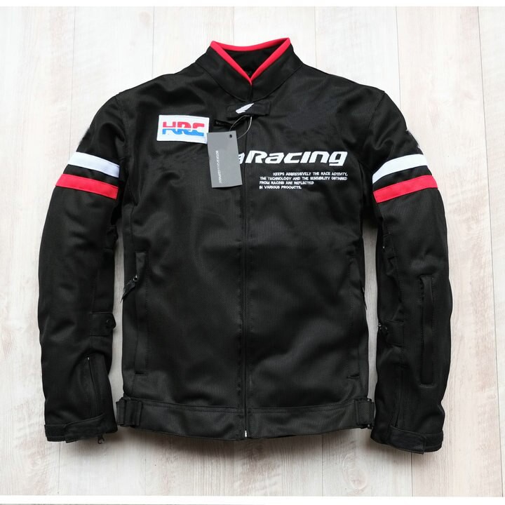 red black motorcycle jacket