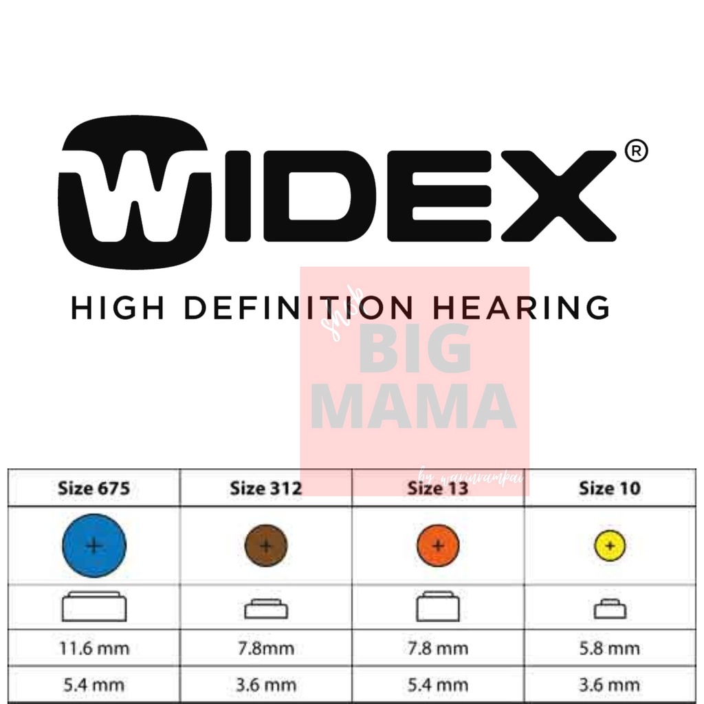 Widex A13 Pr48 ถ่านเครื่องช่วยฟัง เบอร์13 สีส้ม HearingAidBattery Size 13 (PR48) ราคา ถูกที่สุด ดีลบีเคเค แกลเลอรีภาพที่ 8