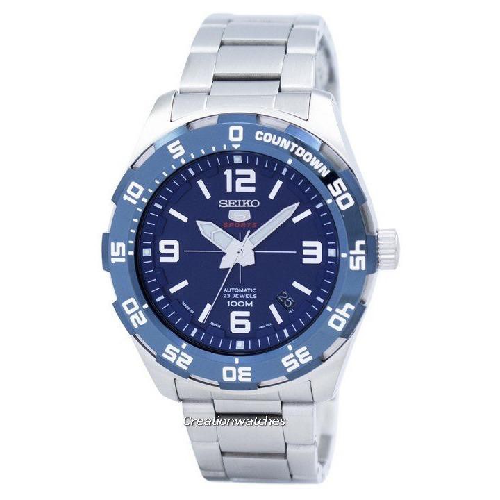 🔥ลดเพิ่ม 330 ใส่โค้ด INCZ8H3🔥 ﻿นาฬิกาข้อมือ Seiko 5 Sports Automatic SRPB85J1(Made in Japan) - Blue