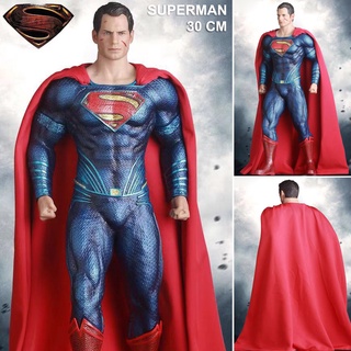 Figure ฟิกเกอร์ Crazy Toy จาก DC Justice League Superman Man of Steel บุรุษเหล็ก ซูเปอร์แมน Clark Kent คลาร์ก เค้นต์