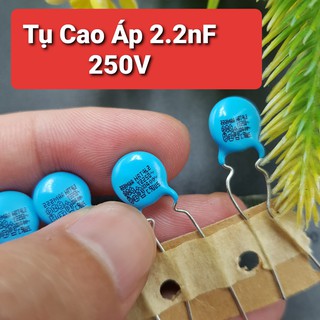[ราคาถูก COMBO] ตัวเก็บประจุแรงดันสูง 222 250V 2.2 nF DE0910…