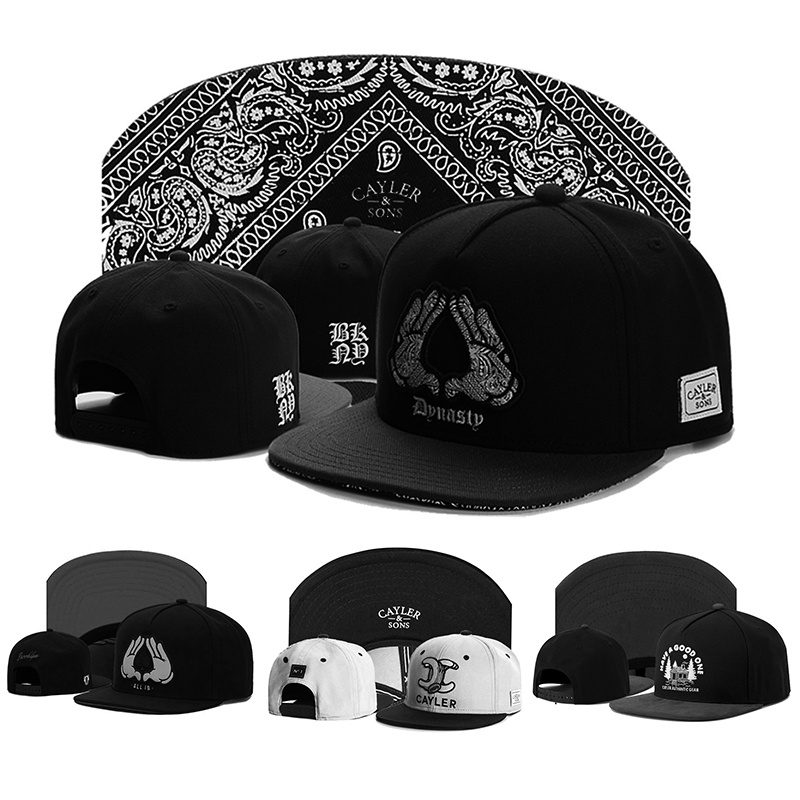 หมวกฤดูร้อนกีฬากลางแจ้ง Snapback Visor Cayler & Sons สําหรับผู้หญิงและผู้ชาย