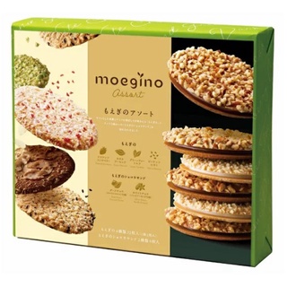 Moegino Black Sesame Cake  4 Flavors 422g. โมจิโน่เค้กงาดำ 4 รส 422กรัม.