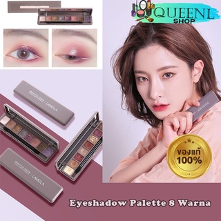 Queenly_Shop อายแชโดว์ LAMEILA🌷พาเลทอายแชโดว์ 8สี เนื้อดินน้ำมัน สีสวย ติดทน กันน้ำ 8ช่อง NO.Cos094-096