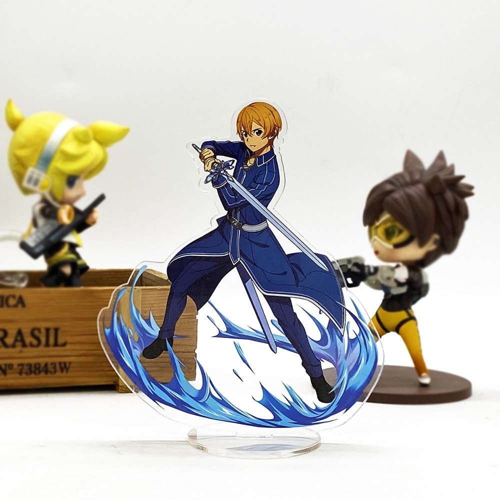 ดาบศิลปะออนไลน์ Alicization Eugeo อะคริลิคขาตั้งรูปของเล่นตกแต่งโต๊ะ