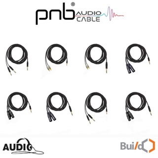 PNB AUDIO CABLE สายสัญญาณเสียงเกรดสตูดิโอ (แบบ 1 ออก 2 ) HIGH QUALITY AUDIO GRADE  สามารถเลือกรูปแบบสายและความยาวได้