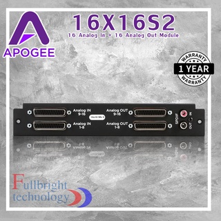 Apogee 16X16S2 | 16 Analog In + 16 Analog Out Module รับประกันศูนย์ไทย 1 ปี