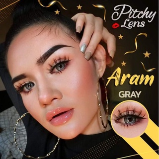 คอนแทคเลนส์ Big eye รุ่น Arum ยี่ห้อ Pitchylens ตาโตสายฝอ มีสี เทา ตาล มีค่าสายตา(0.00)ถึง(-650)