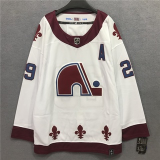 เสื้อกีฬาแขนยาวลําลอง พิมพ์ลายตัวอักษร Nhl Hockey Jersey Hockey ทรงหลวม พลัสไซซ์ สไตล์ฮิปฮอป แฟชั่นสตรีทแดนซ์