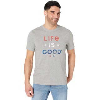 New Life Is Good Mens Crusher Graphic T-Shirt sale