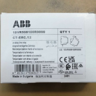 ABB CT ERC12 0.005S 100H 24-240V รีเลย์ ทามเมอร์ ทามสวิทซ์