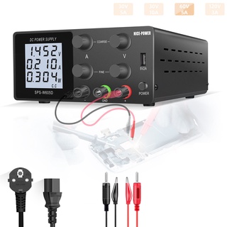 หน้าจอ LCD  30V 10A DC Power Supply  ปรับค่าได้ ไททาเนียมอโนไดซ์ ซ่อมมือถือ  DC power supply Cellphone repair