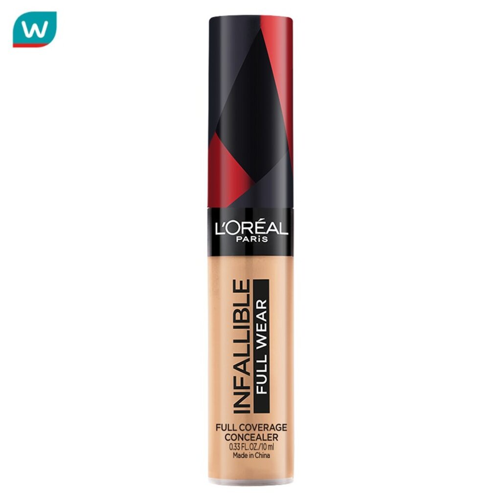 L'Oreal Makeup ลอรีอัล อินฟอลลิเบิล ฟูล แวร์ ฟูล คัฟเวอร์เรจ คอนซีลเลอร์ 10มล. 312 แอมเบอร์