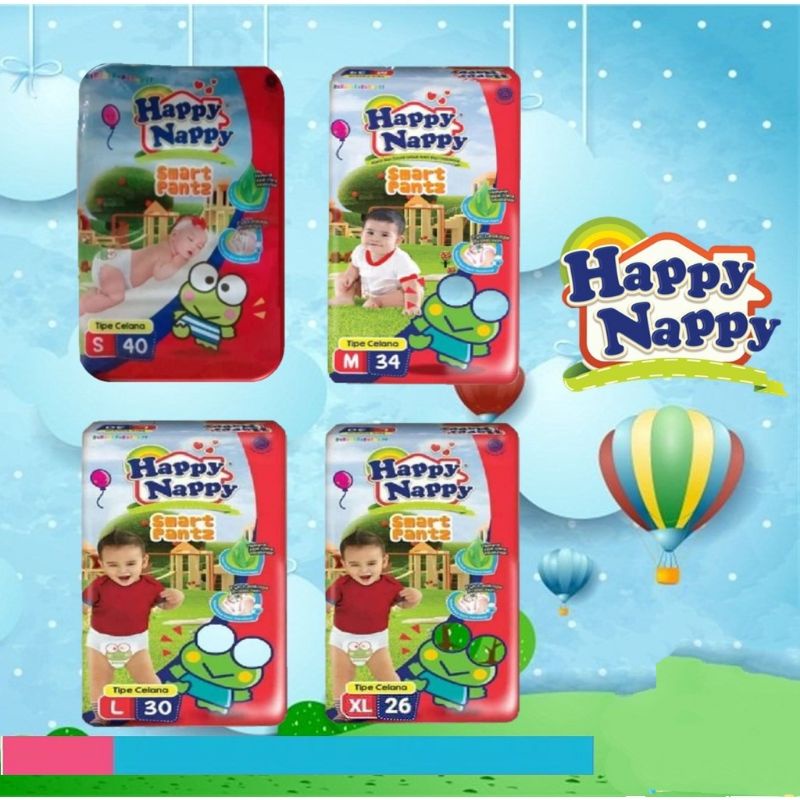 HAPPY NAPPY PANTS S40/M34/L30/XL26