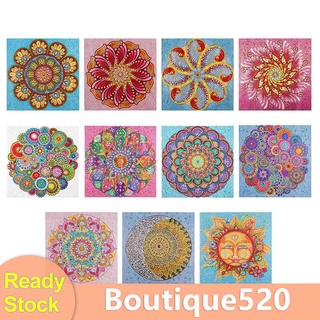 ♚พร้อมส่ง♚ภาพวาดปักเพชร คริสตัล รูปมันดาลา แบบพิเศษ [boutique520.th]