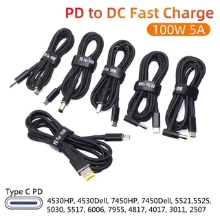 45w 65W 90W 100W USB Type C PD สายชาร์จสายไฟ USB C Plug Converter to แล็ปท็อปอะแดปเตอร์เชื่อมต่อสําหรับแล็ปท็อปสากล