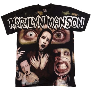 เสื้อวงโอเวอร์ปริ้น OVP MARILYN MANSON 90’ ผ้าฟอกนุ่ม Size “ M / L / XL. 650฿ โปรดระบุ Size น่ะครับ