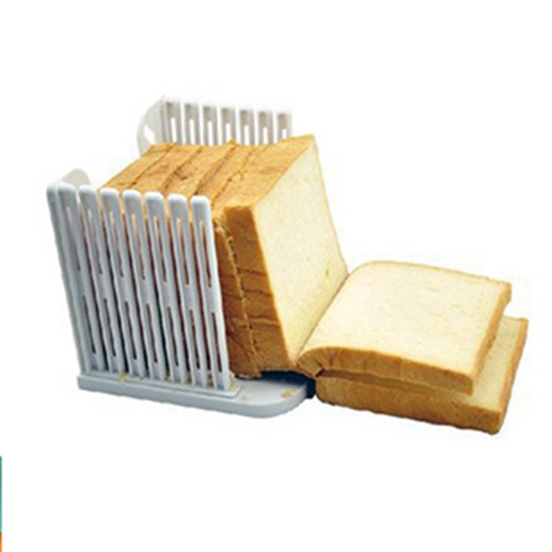 พับที่ตัดขนมปังขนมปังปิ้งเครื่องตัดแม่พิมพ์ขนมอบสำหรับการหั่นขนมปังห้องครัว SA8316