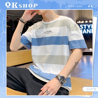 QKshop เสื้อแฟชั่นสัดแนว 🖤 คุณผู้ชายต้องจับจอง ✨ เนื้อผ้าดีม…