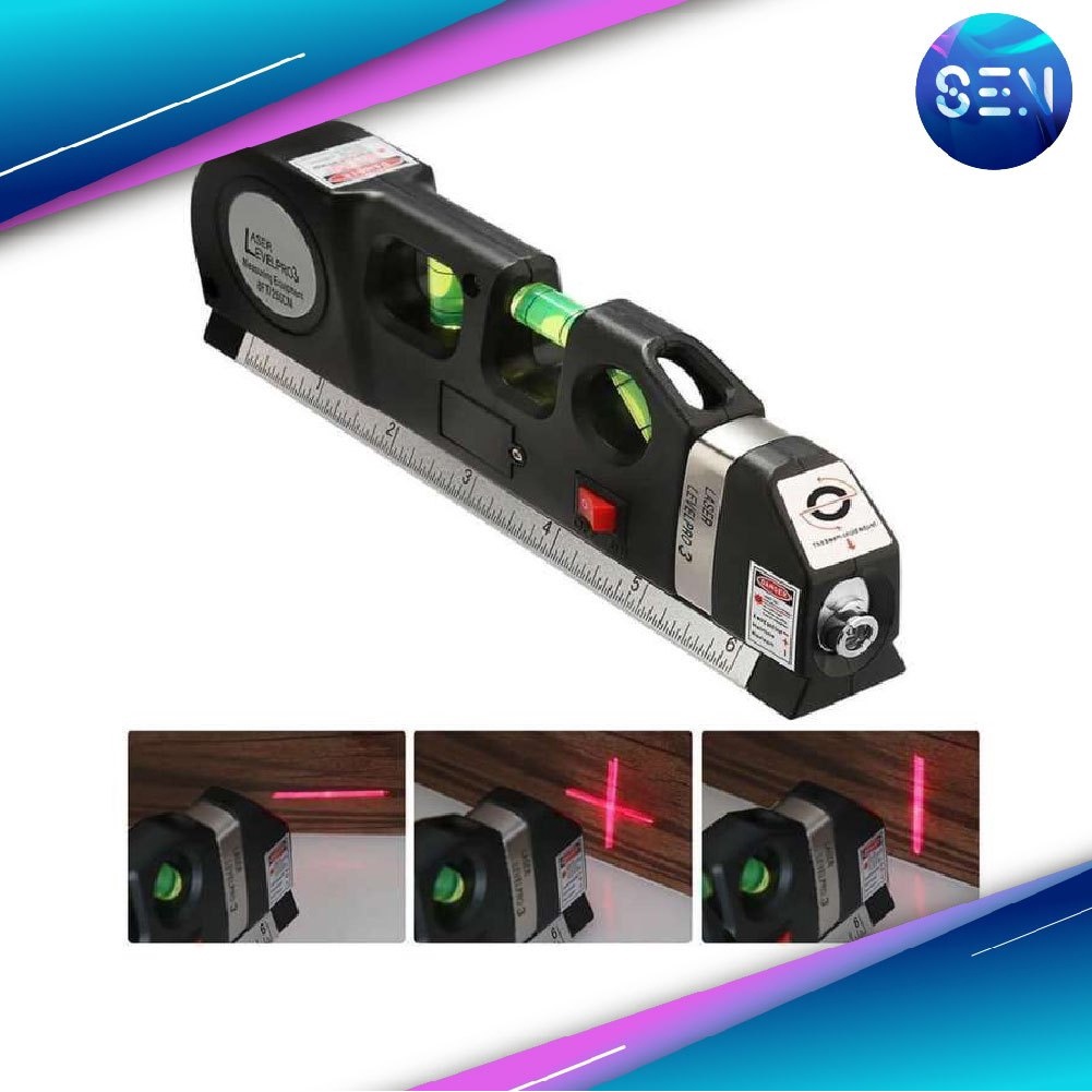 อุปกรณ์วัดระดับน้ำเลเซอร์ 3in1 Fixit Laser Level Pro3 LV.3