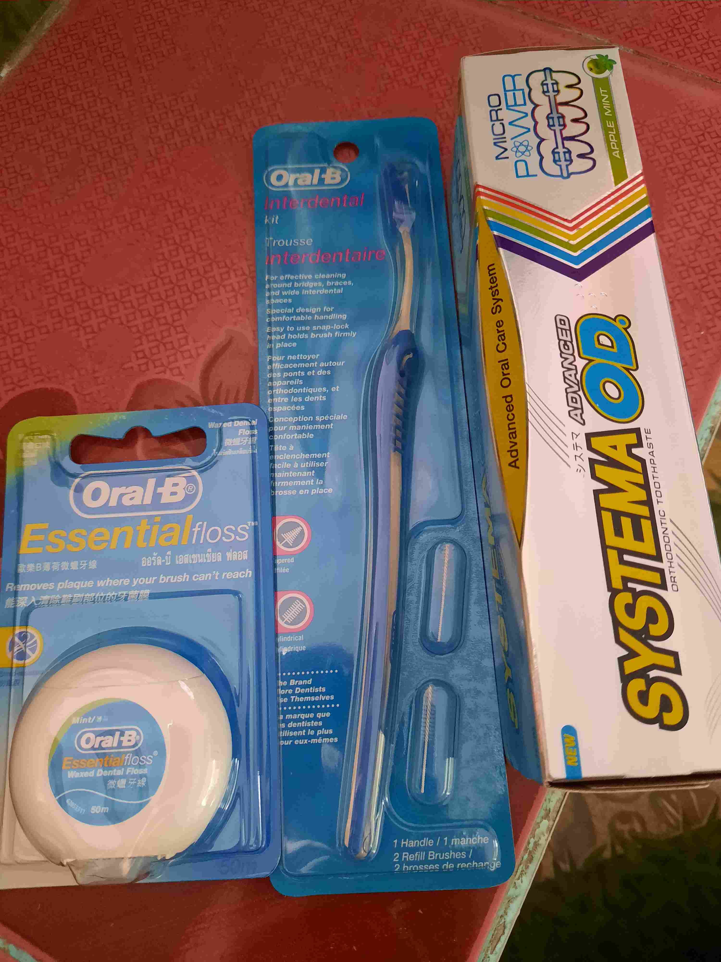 OralB แปรงซอกฟัน Interdental Brush handle 1 kit single side
