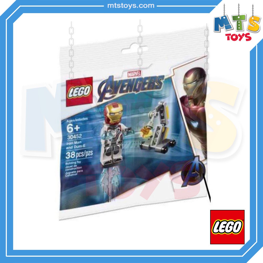 **MTS Toys**Lego 30452 Polybag Marvel Avengers : Iron Man and Dum-E เลโก้เเท้