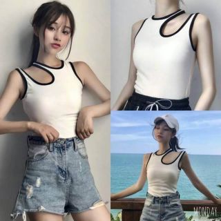 เสื้อไหมพรม แต่งกุ้นทูโทน งานนำเข้า สไตล์สาย ฝ