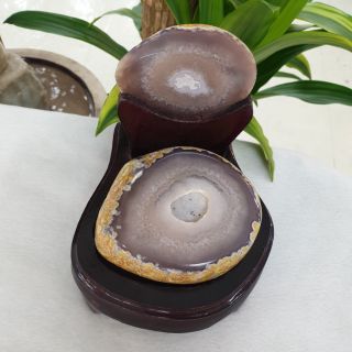 หินอาเกตจีโอด อาเกต โพรงอาเกต(Agate Geode)Geode Agate 