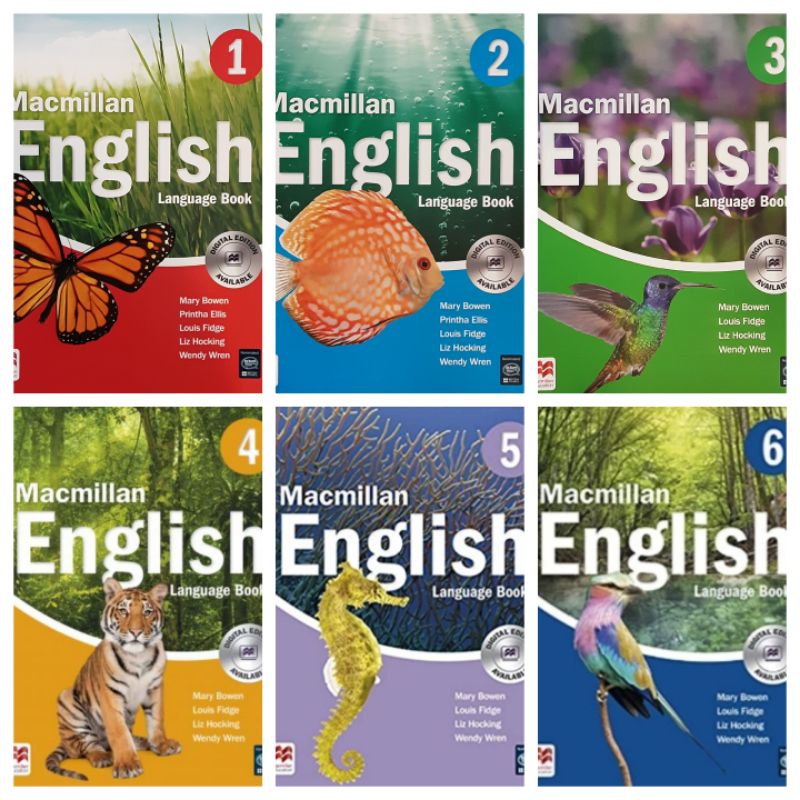 Macmillan English P.1-6#แบบเรียนและแบบฝึกหัดวิชาภาษาอังกฤษระดับชั้นป.1-6