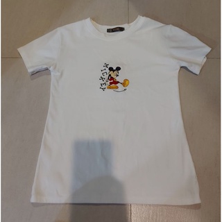 เสื้อยืดปักลาย Mickey Mouse