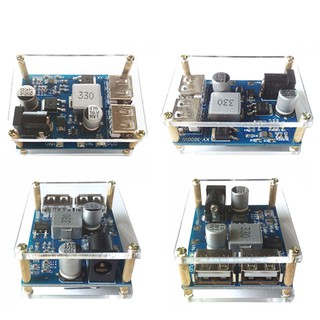 โมดูลแหล่งจ่ายไฟ DC-DC 24V/12V ถึง 5V 5A LM2596S