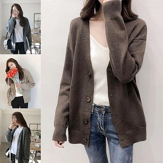 🔥ราคาถูกที่สุด🔥เสื้อคลุมพรมคาร์ดิแกน 4 สี ผ้านิ่ม ใส่สบาย