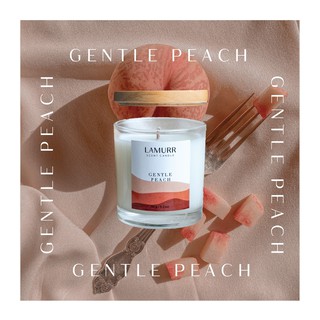 90g GENTLE PEACH เทียนหอม LAMURR official Scented Candle