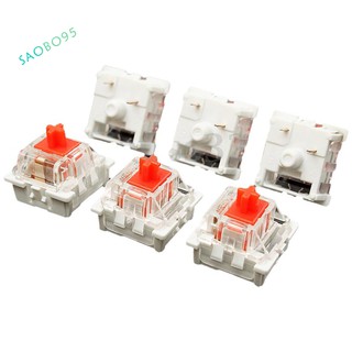 10Pcs Plastic For Cherry Red 3 Pin MX RGB Mechanical Switch Keyboard Replacement