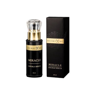 เซรั่มผิวขาว Secret Me Miracle Double Serum 50 ml. ซีเครทมี ซีเคร็ทมี(กรีดรหัส)