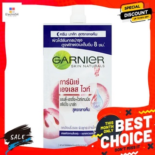 การ์นิเย่เอจเลสไวท์ไนท์สลีปปิ้งมาร์ค7มลผลิตภัณฑ์ดูแลผิวหน้าGARNIER AGELESS WHITE SLEELPING MASK 7ML