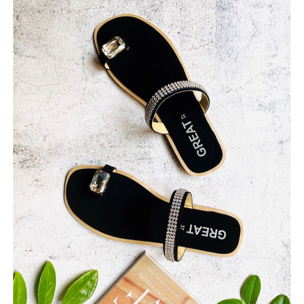 🔥GREAT-G01รองเท้าแตะผู้หญิง ไซส์ใหญ่ รองเท้าแฟชั่น  วัสดุPUหนังนิ่ม เบา ใส่สบาย สินค้าไทย ไซส์36-45