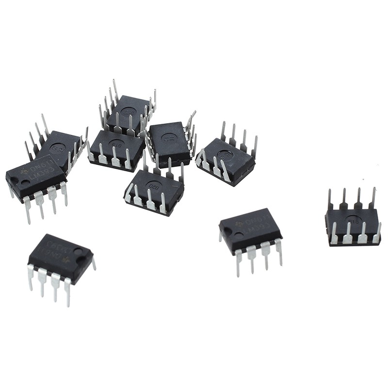 20Pcs LM393P LM393N LM393 DIP-8 Low Power Voltage Comparator