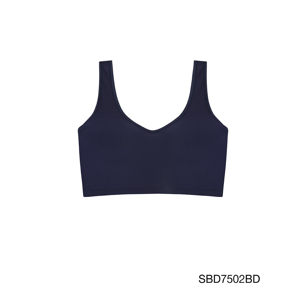 Sabina เสื้อชั้นใน Wireless Shape (ไม่มีโครง) Perfect Bra SBD7502BD สีน้ำเงิน