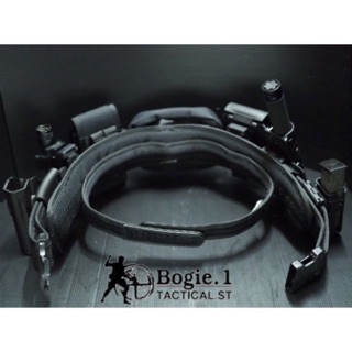 🔥Bogie1 เข็มขัดสนาม พร้อมรองนวม 🔥 รุ่น 3 ชั้น 3-Tactical Belt Set  เข็มขัดสนาม เข็มขัดยุทธวิธีพร้อมรองนวม