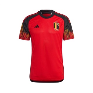 เสื้อฟุตบอล Belgium World Cup 2022 ทีมชาติเบลเยี่ยม ของแท้ เพิ่มสกรีนทักแชท